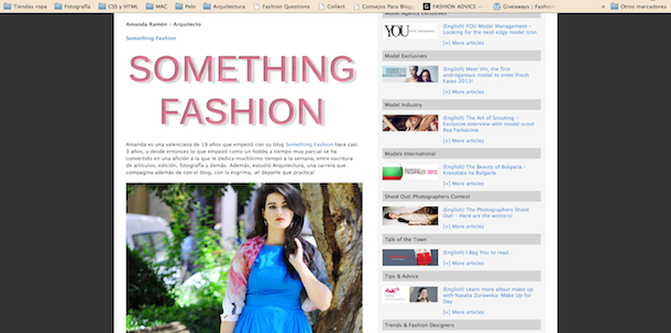 model management blog, fashion blogger spanish interview featured, something fashion