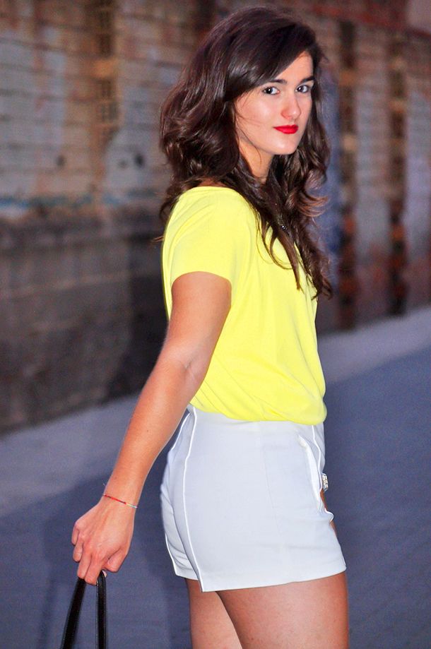 something fashion, stripes, wedges, espadrilles, neon yellow, zara, 25 years special edition swatch, valencia fashion blogger moda fashion week estilo VLC, how to wear yellow blouse espadrilles