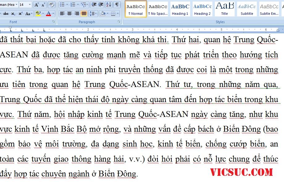 lỗi gạch chân đỏ xanh trong word