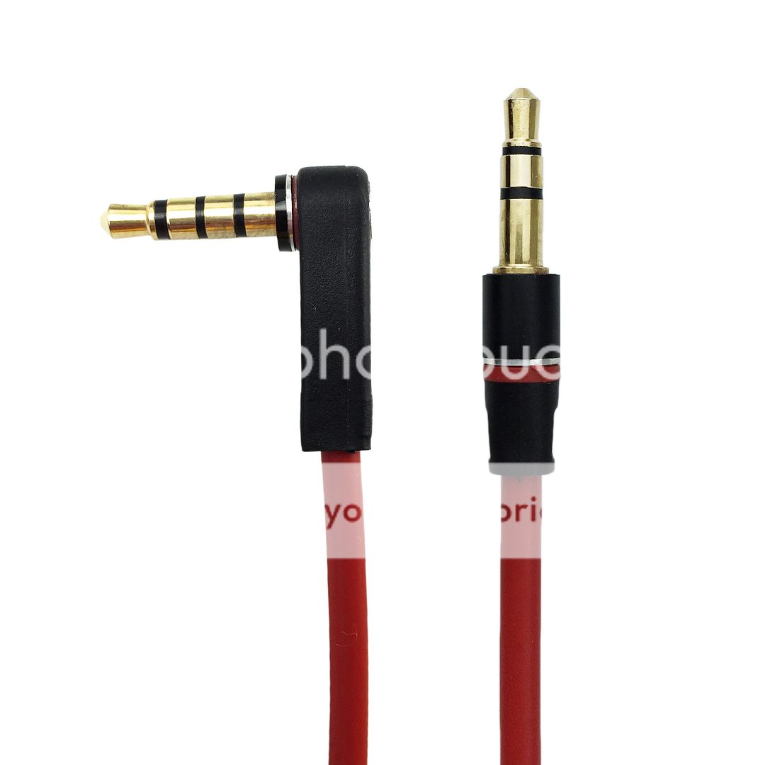 Replacement Audio Headphones Mic Cable 3.5mm Aux Cord Jack for Beats by