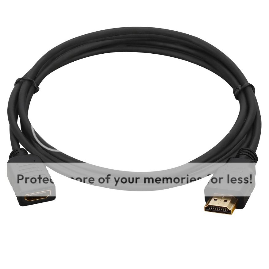 HDMI Extension Cable Male to Female Lead v1.4 3D High Speed HD Extender ...